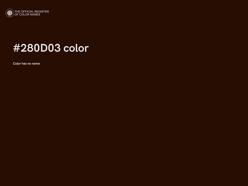 #280D03 color image