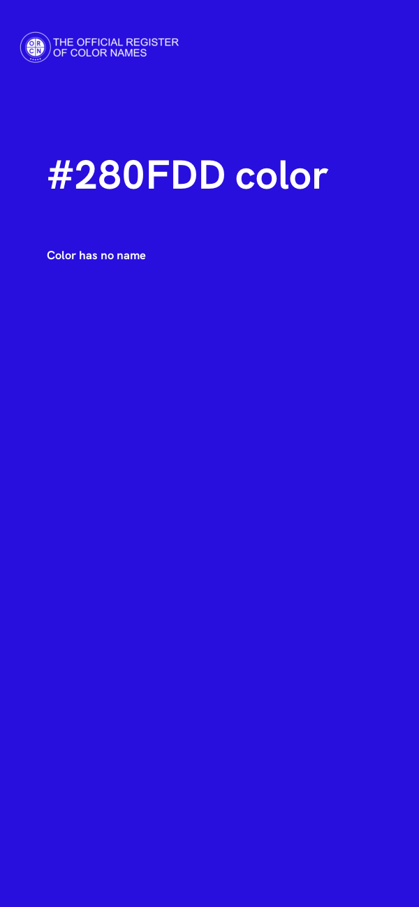 #280FDD color image