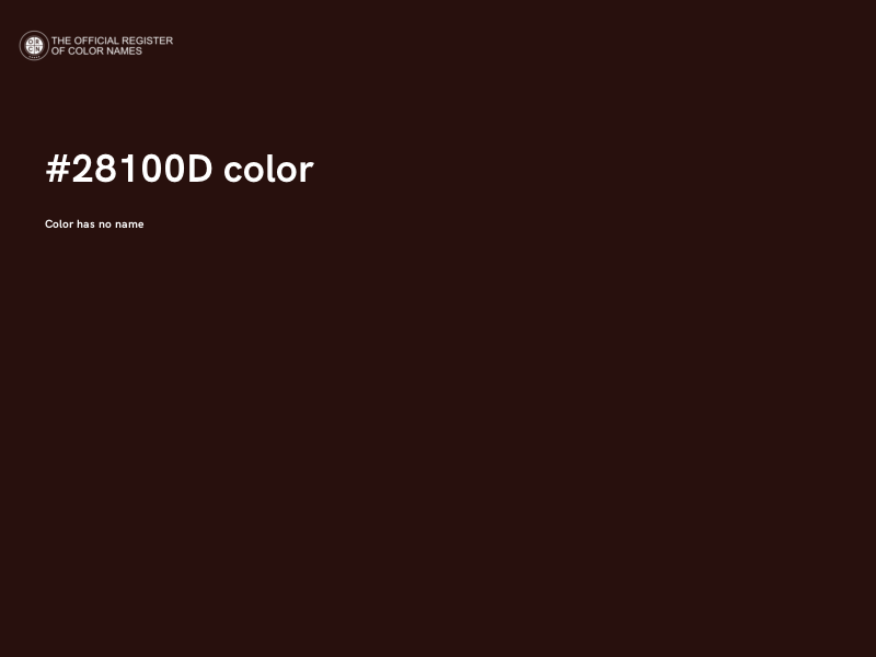 #28100D color image