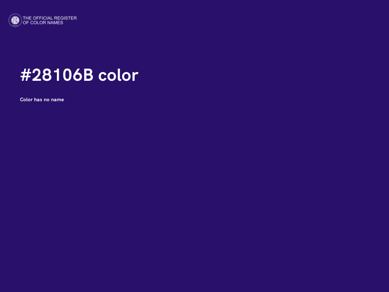 #28106B color image