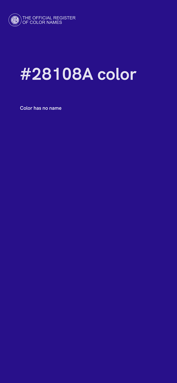 #28108A color image