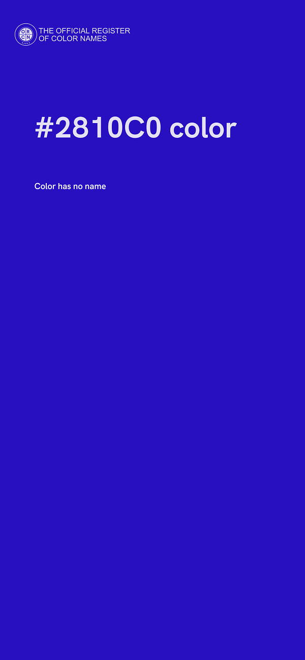 #2810C0 color image