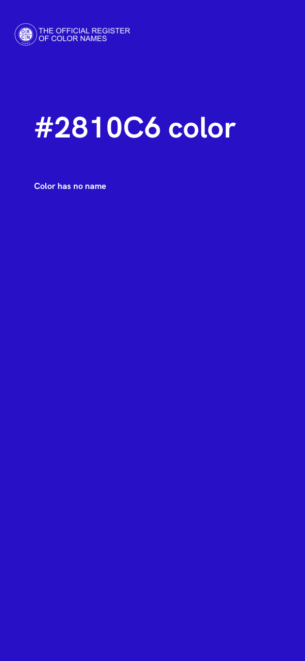 #2810C6 color image