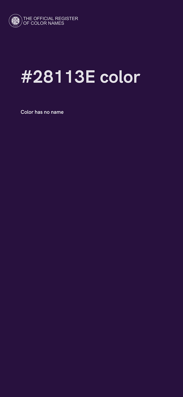 #28113E color image