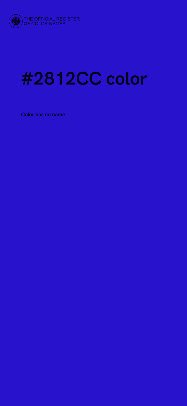 #2812CC color image