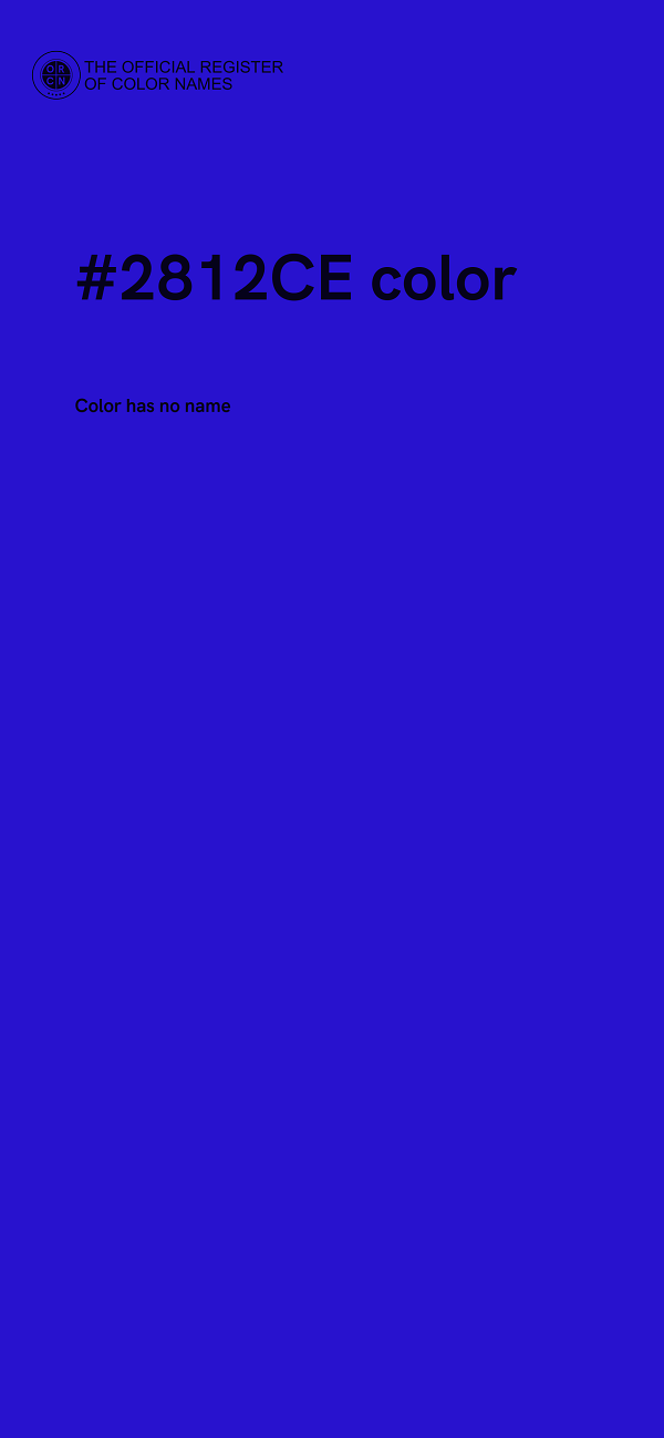 #2812CE color image