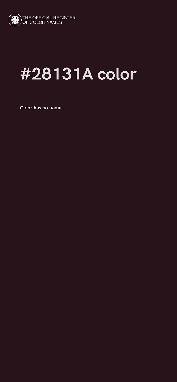 #28131A color image