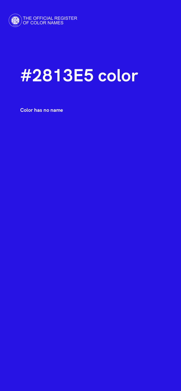 #2813E5 color image