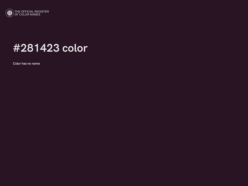 #281423 color image