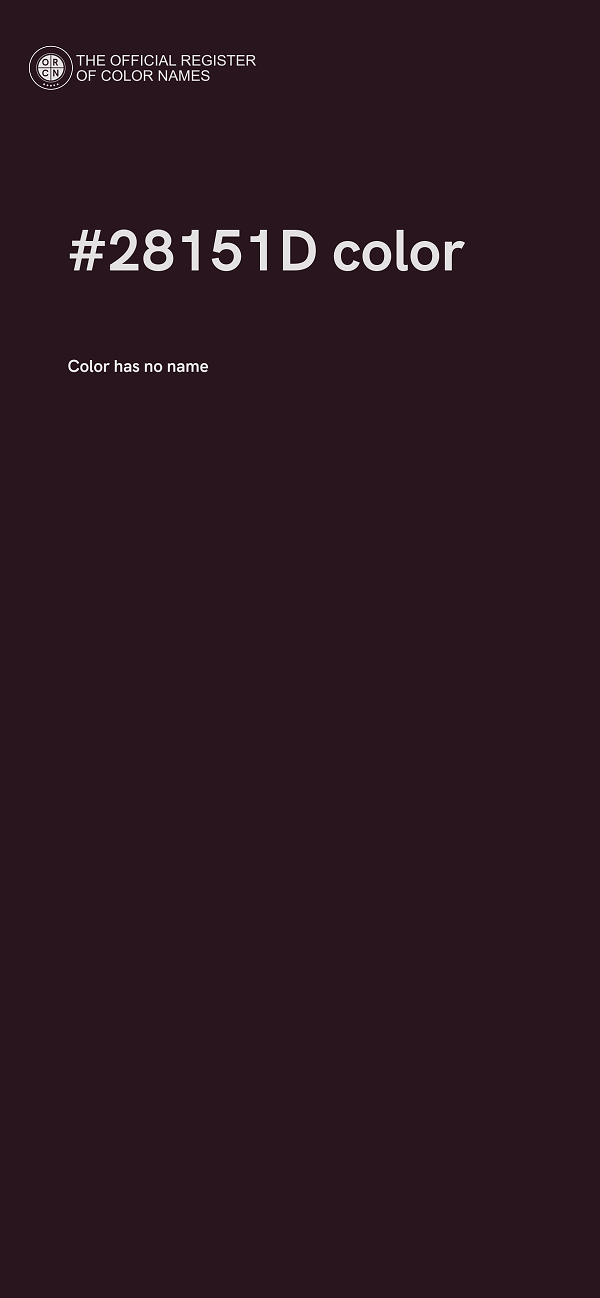 #28151D color image
