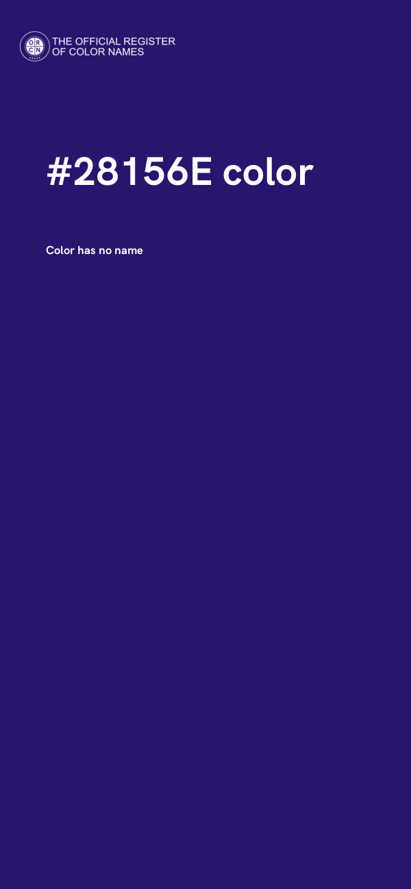 #28156E color image