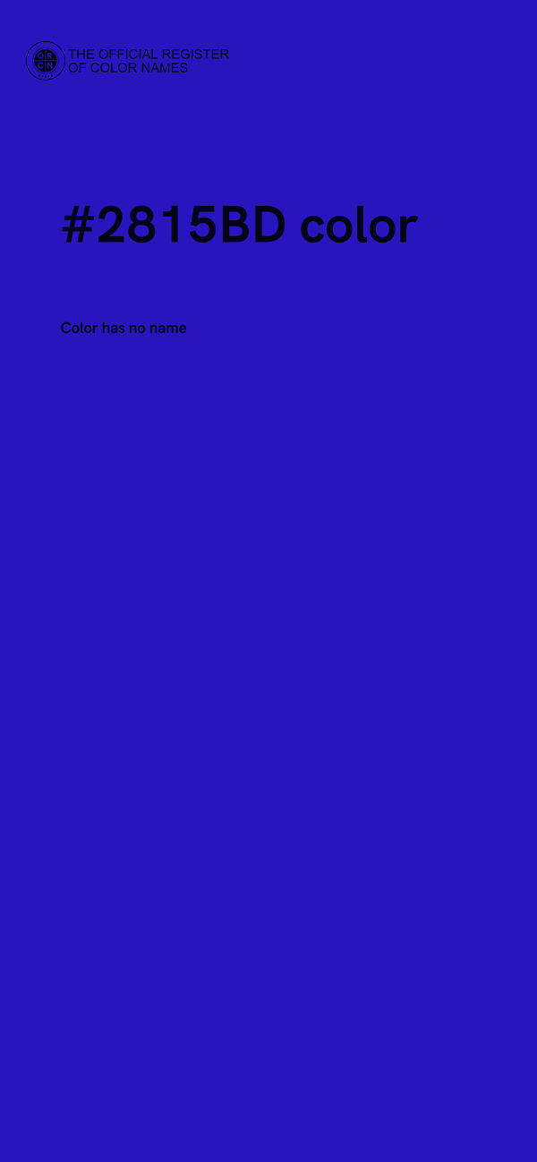 #2815BD color image
