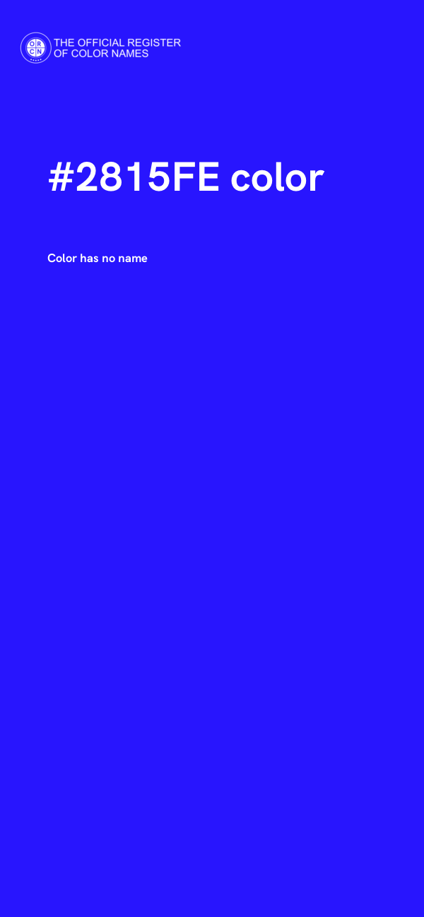 #2815FE color image