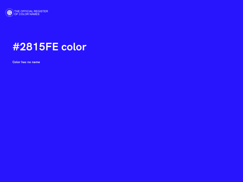 #2815FE color image
