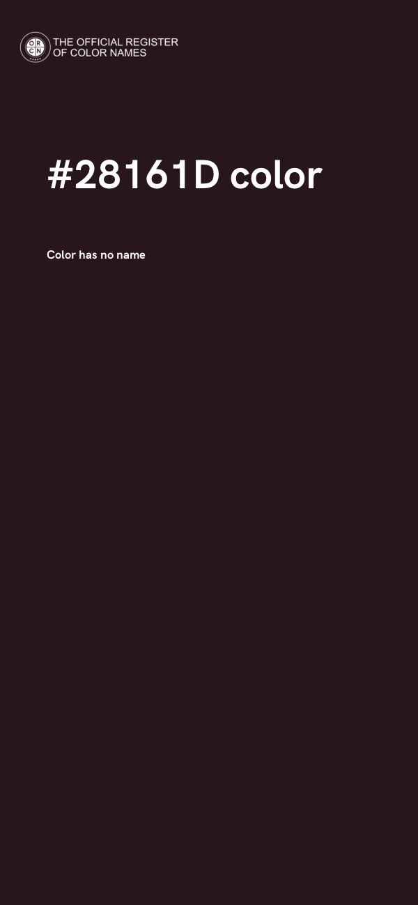 #28161D color image