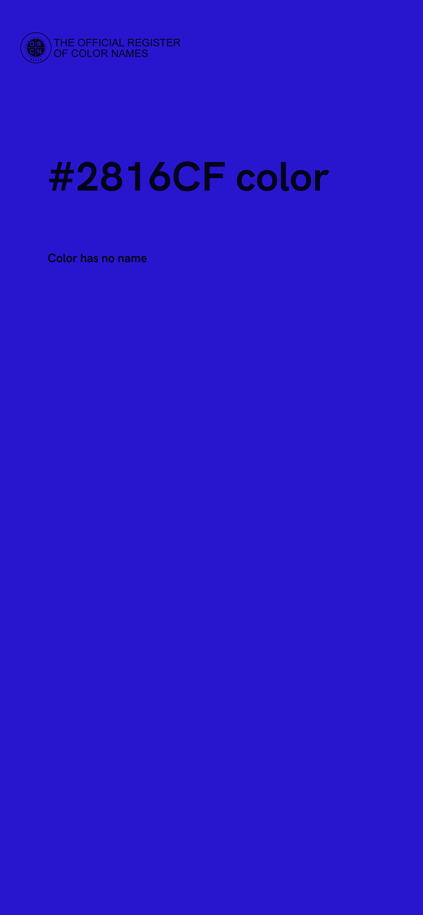 #2816CF color image