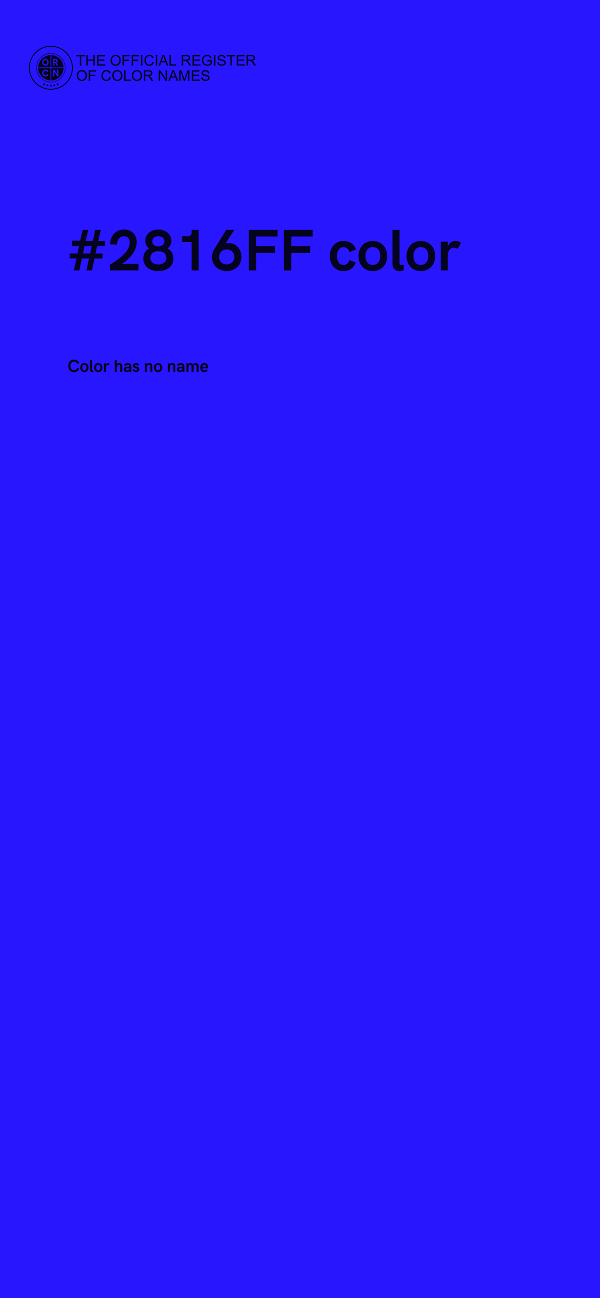 #2816FF color image