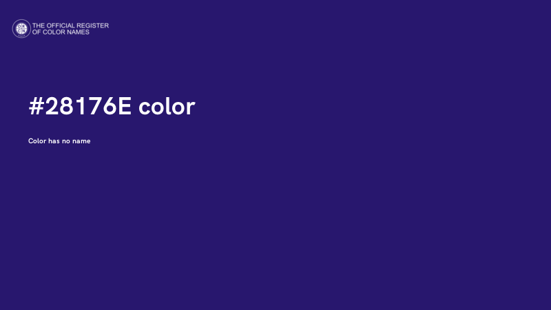 #28176E color image