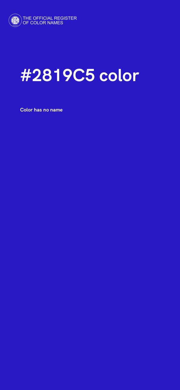 #2819C5 color image