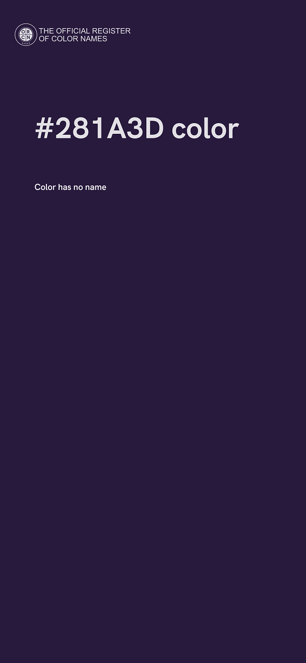 #281A3D color image