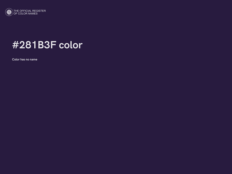 #281B3F color image