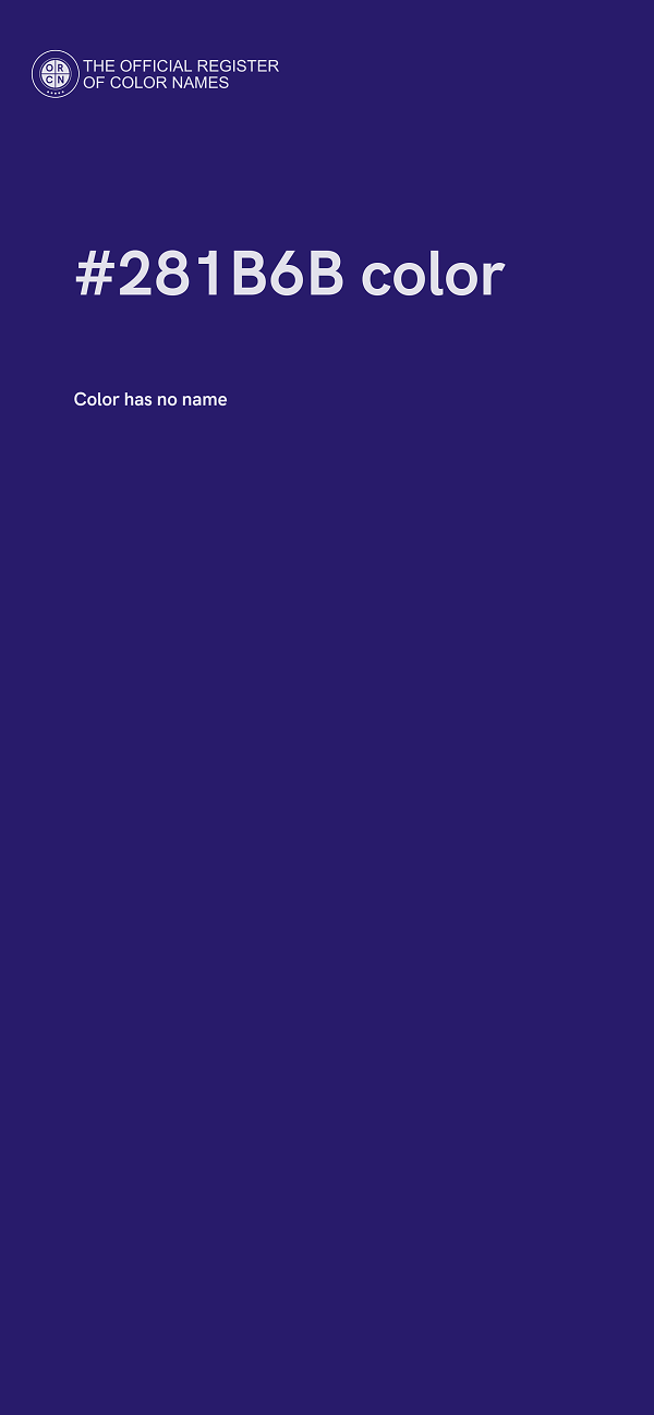 #281B6B color image