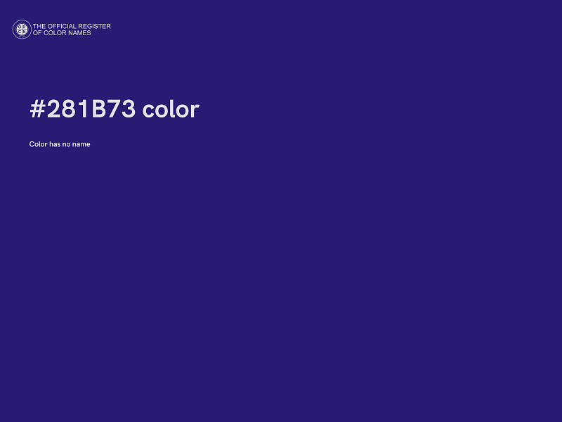 #281B73 color image