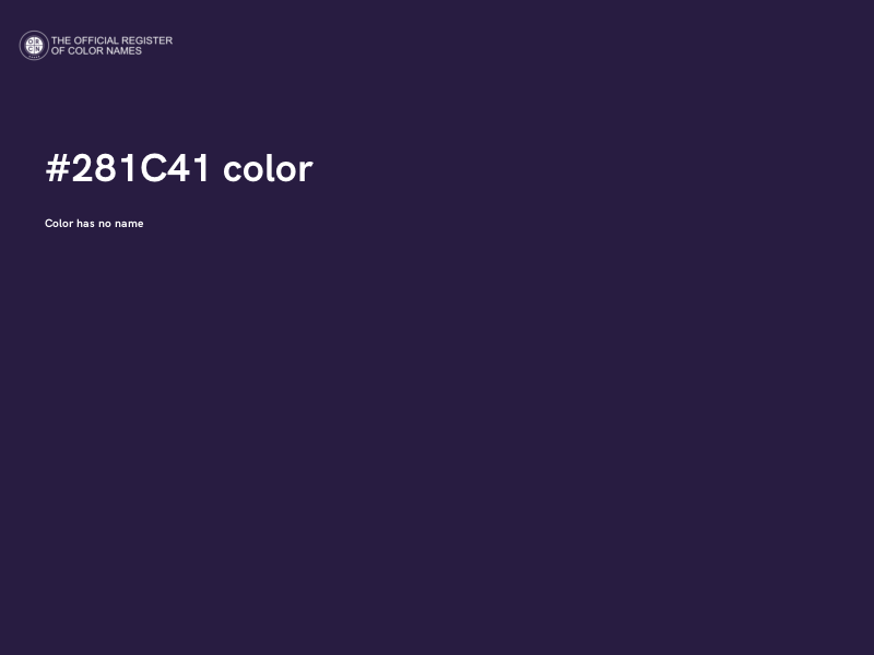 #281C41 color image