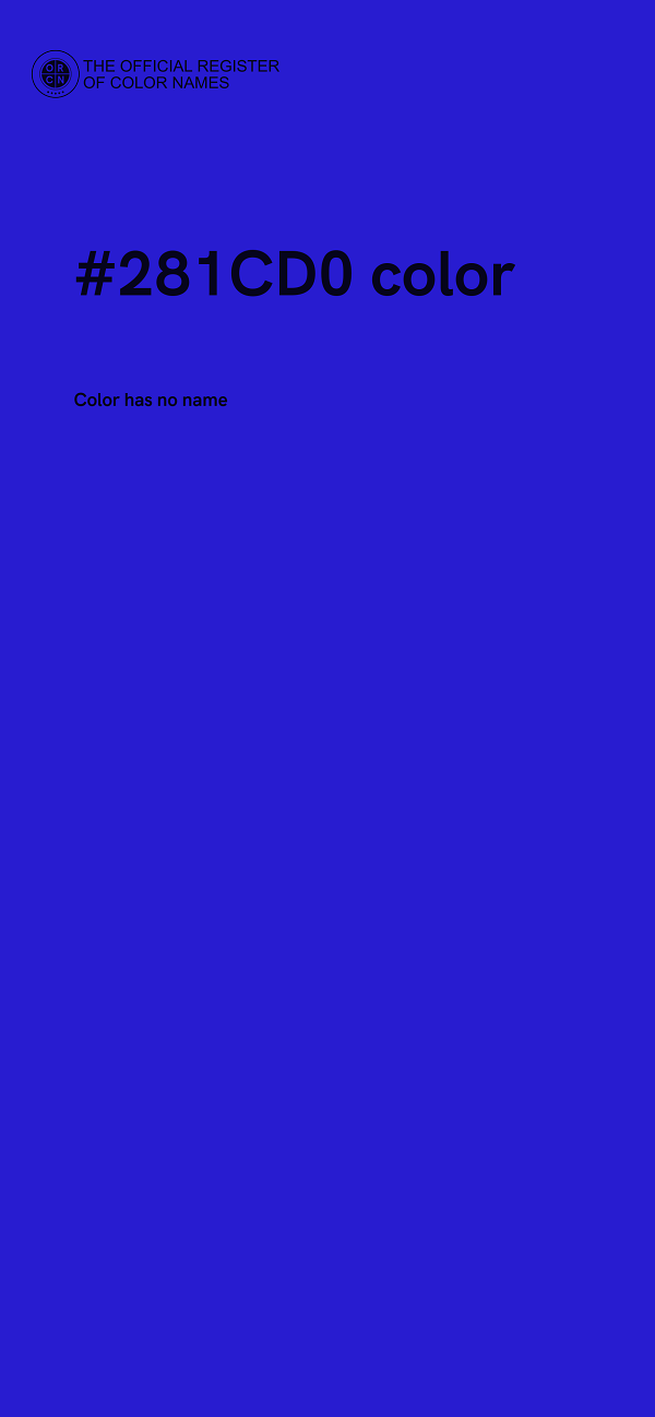 #281CD0 color image