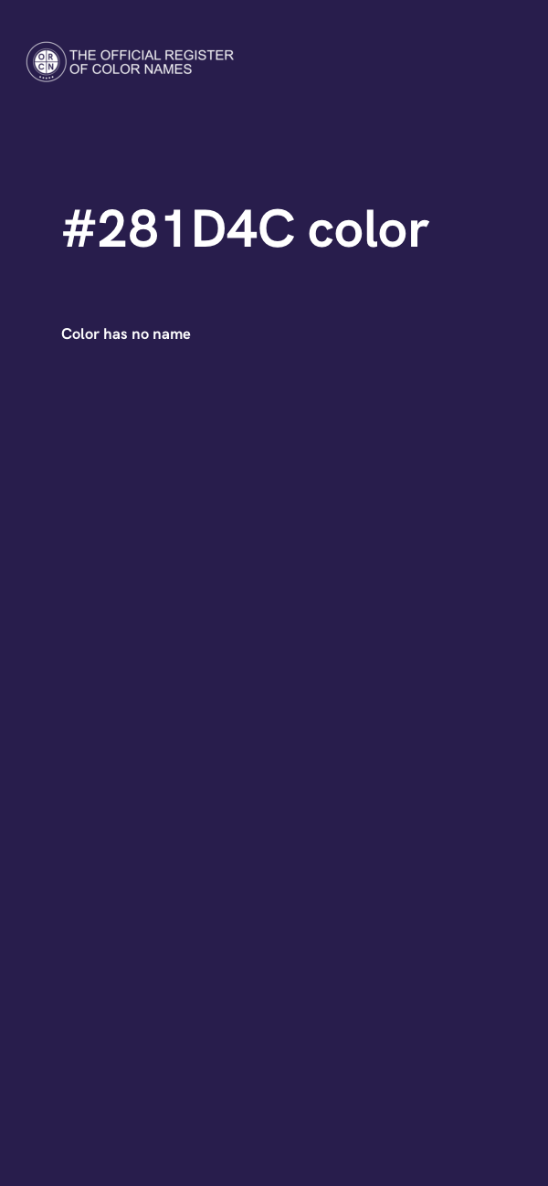 #281D4C color image