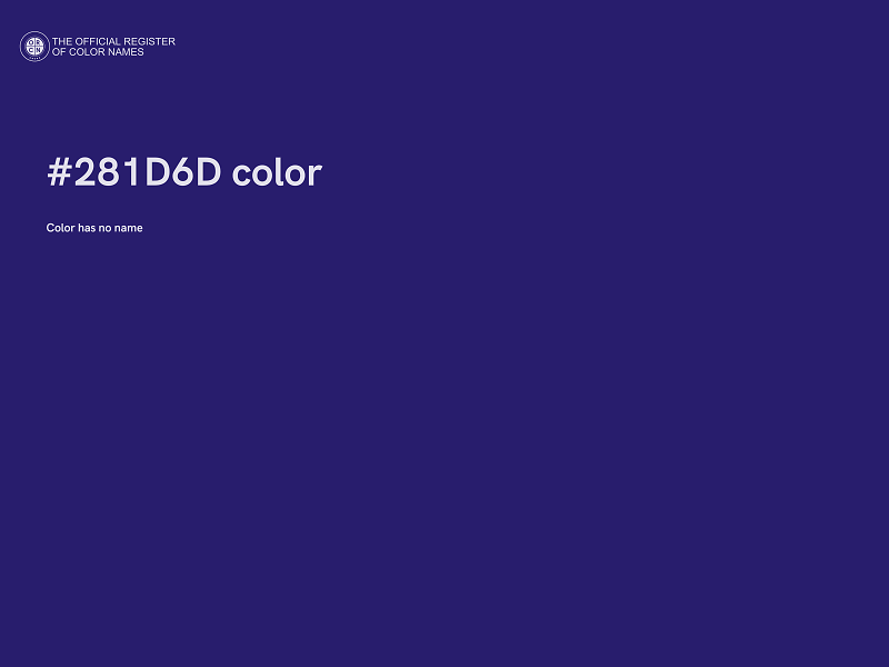 #281D6D color image