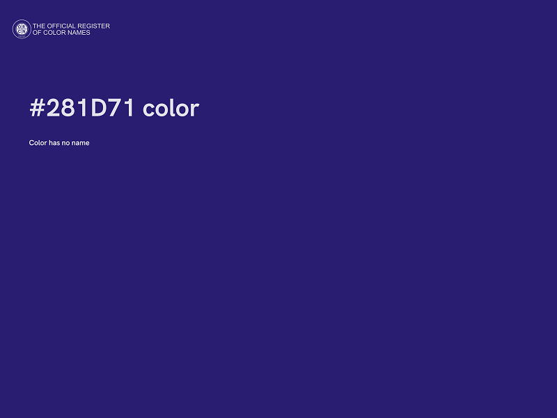 #281D71 color image