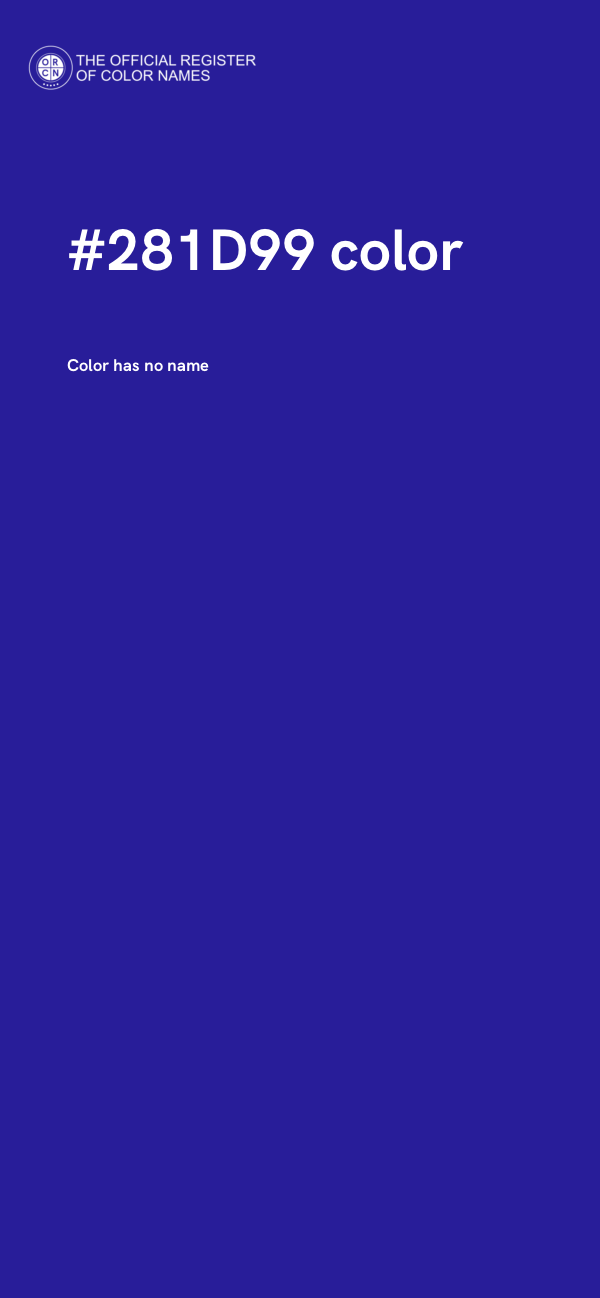 #281D99 color image