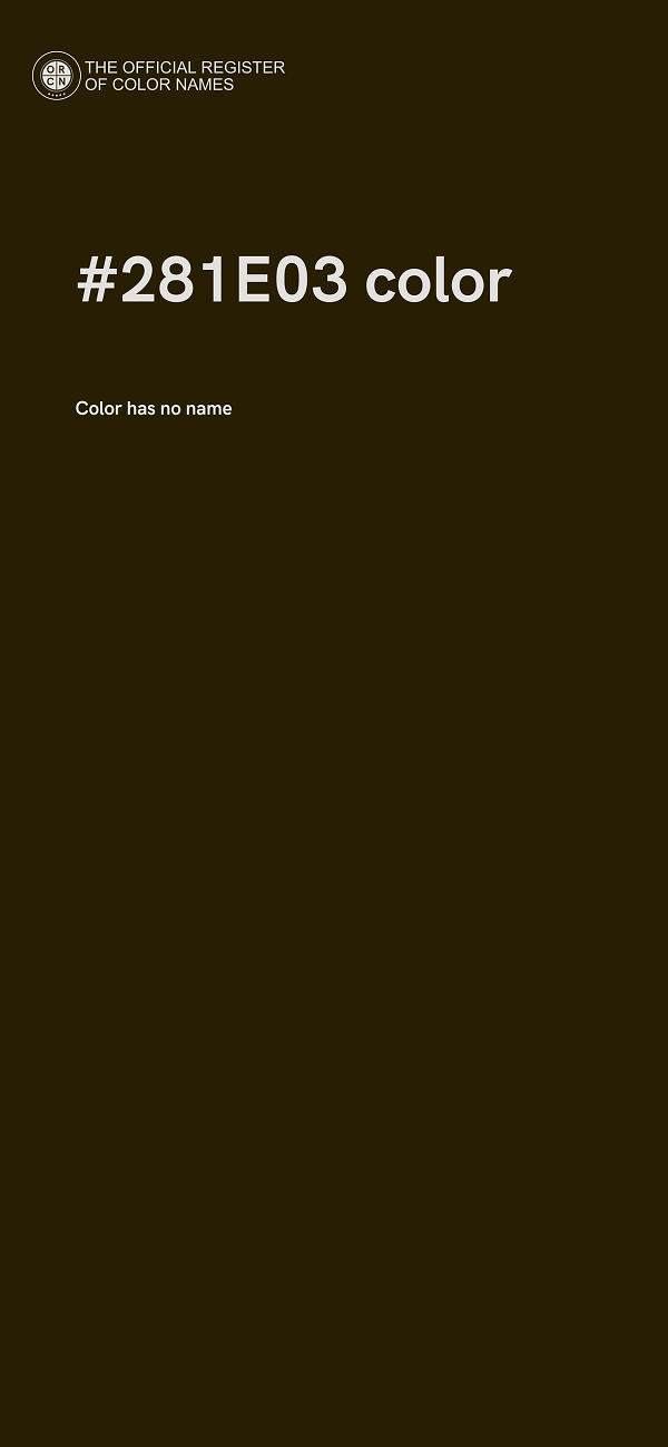 #281E03 color image