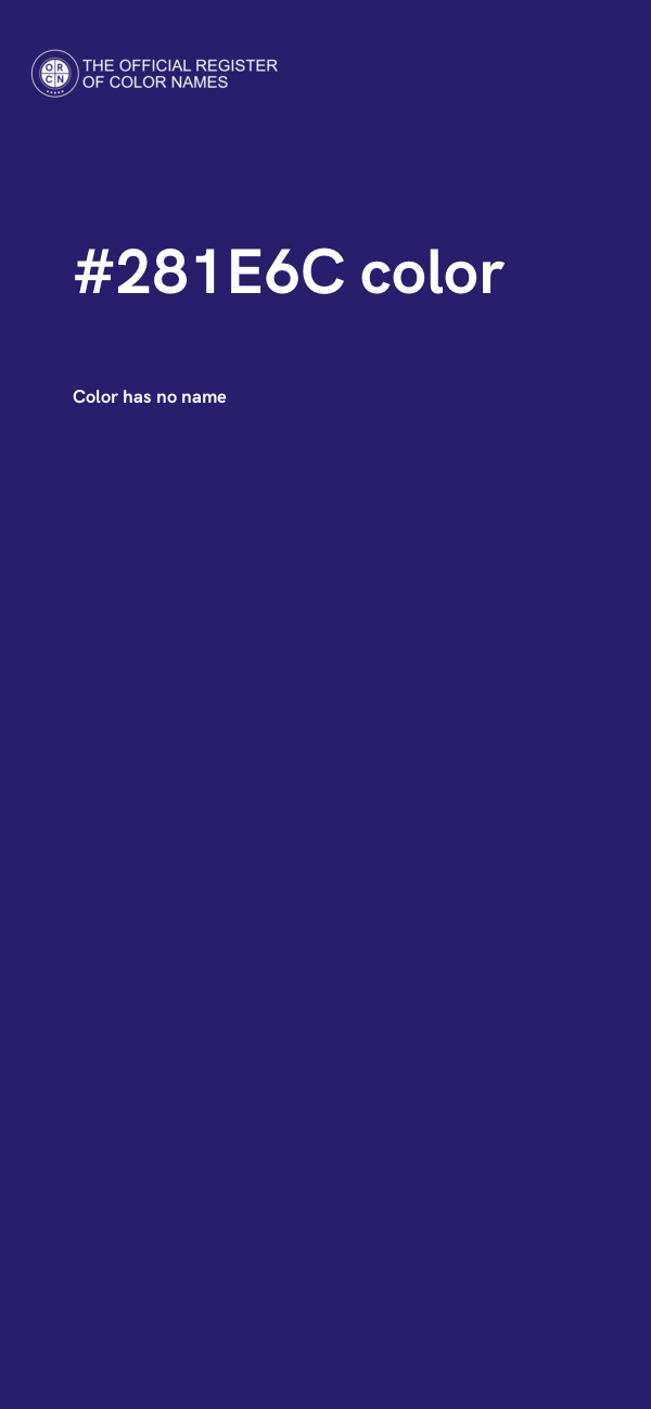 #281E6C color image
