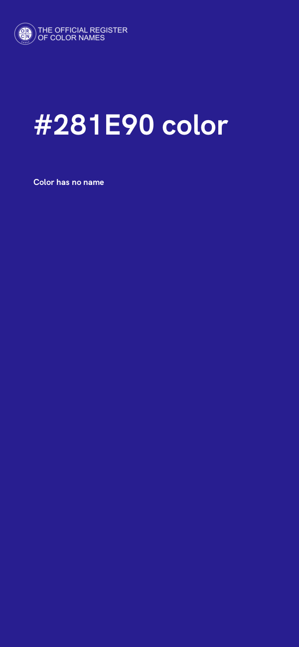 #281E90 color image