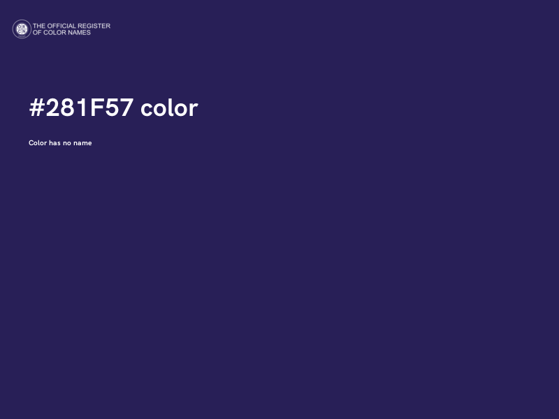 #281F57 color image