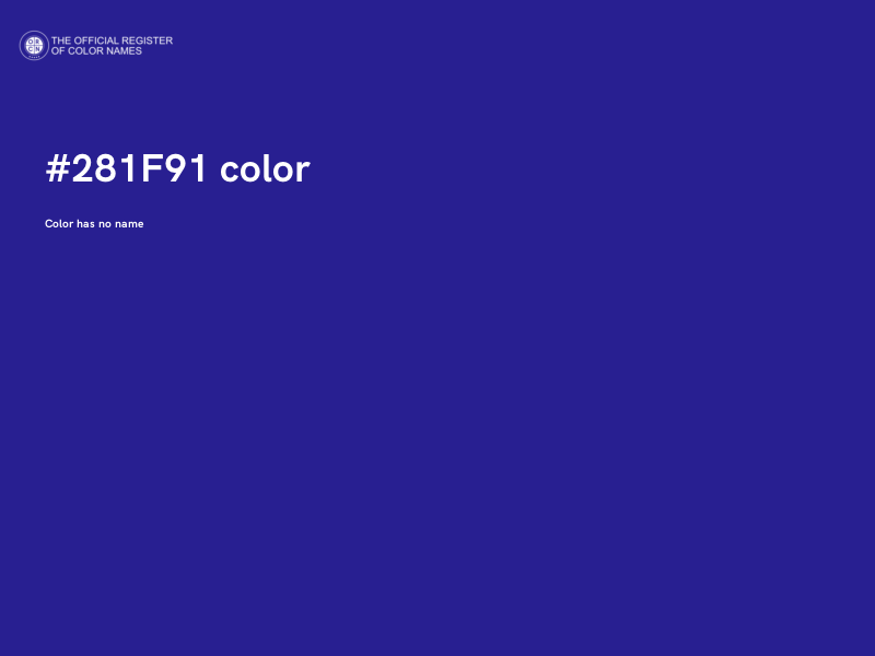 #281F91 color image