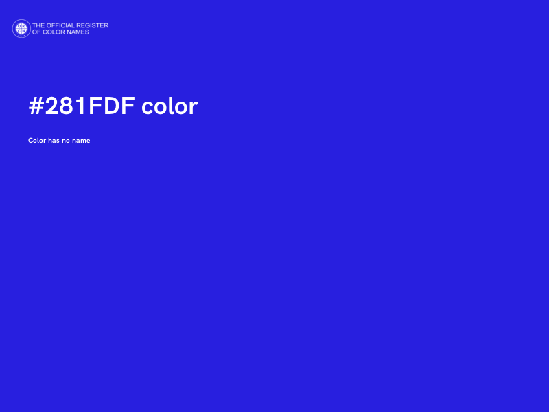 #281FDF color image