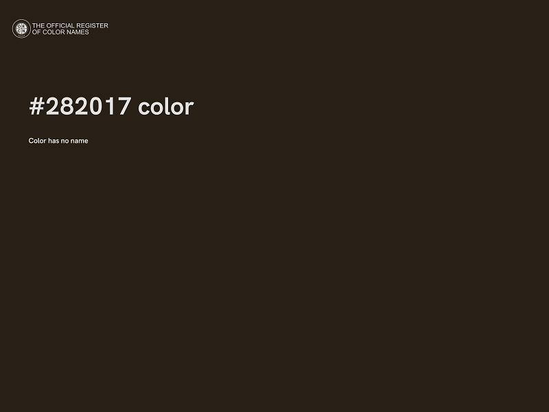 #282017 color image