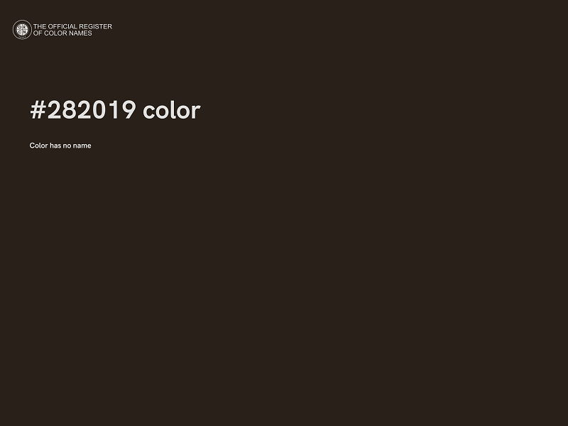 #282019 color image