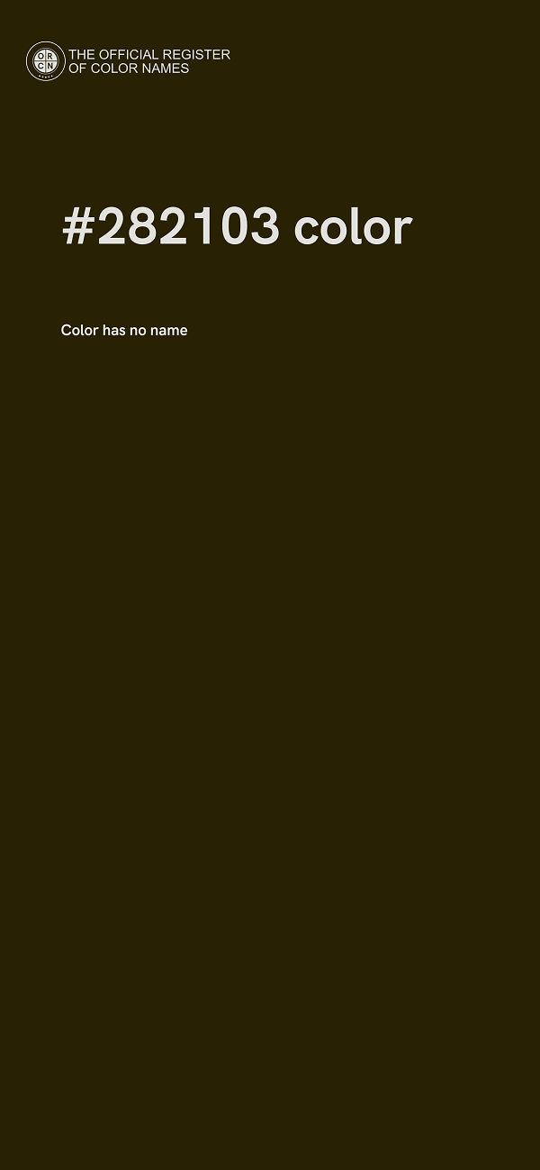 #282103 color image