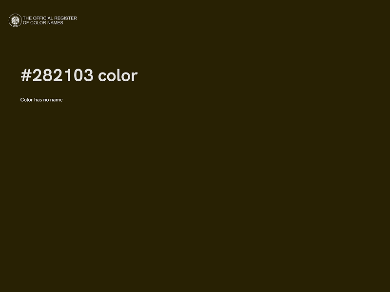 #282103 color image