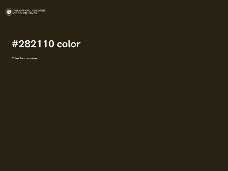 #282110 color image