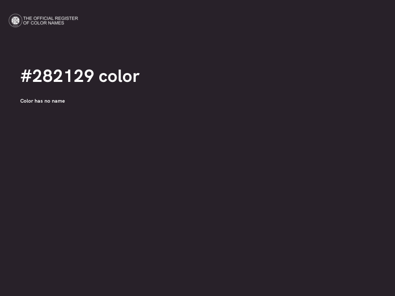 #282129 color image