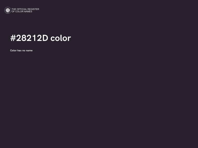 #28212D color image