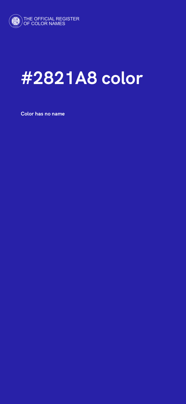 #2821A8 color image