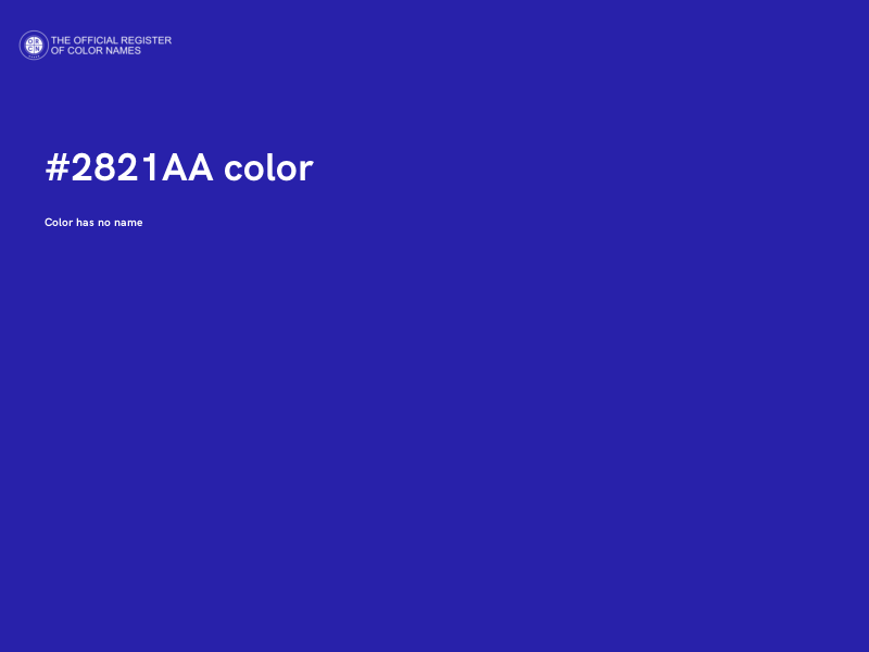 #2821AA color image