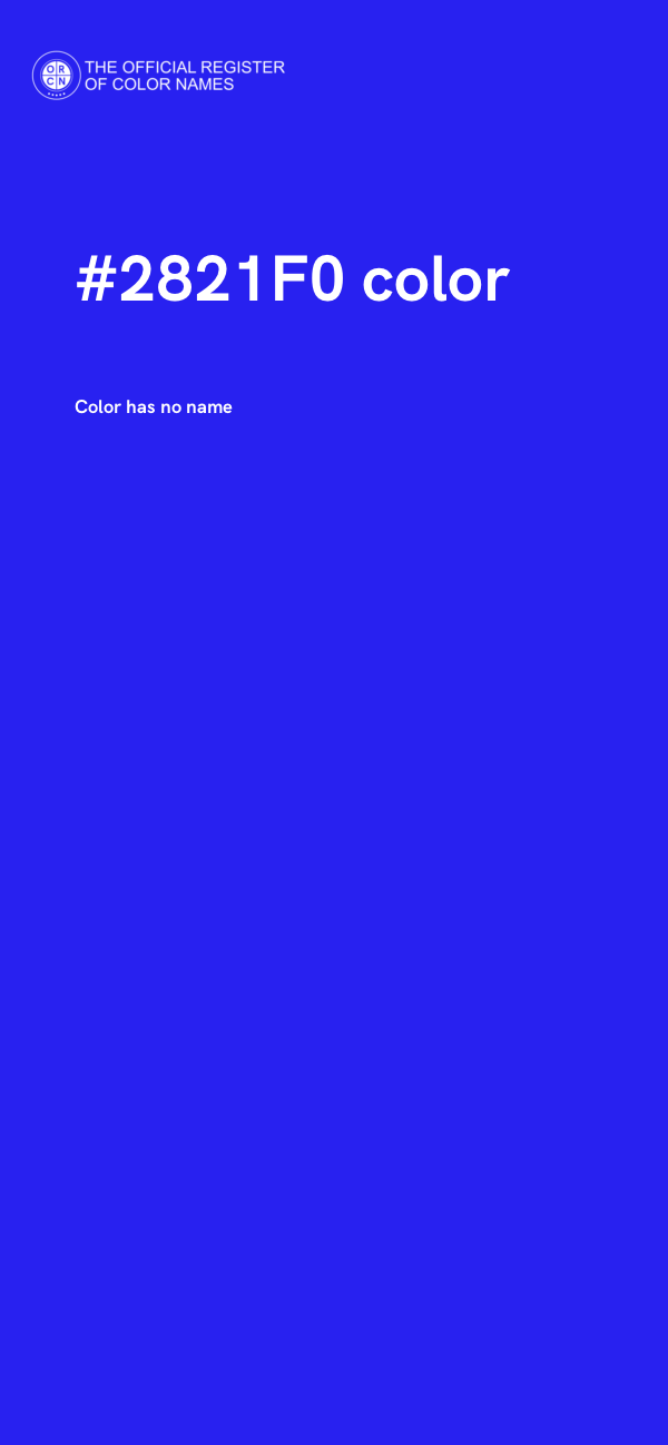 #2821F0 color image