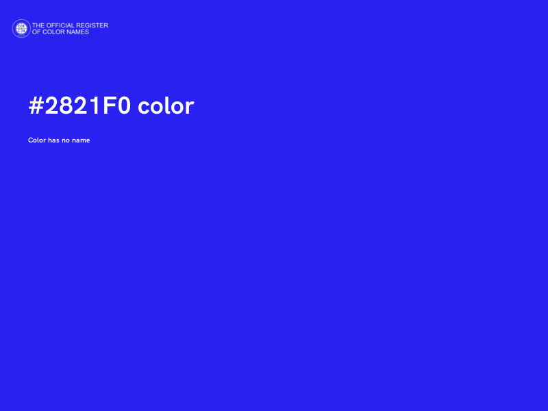#2821F0 color image